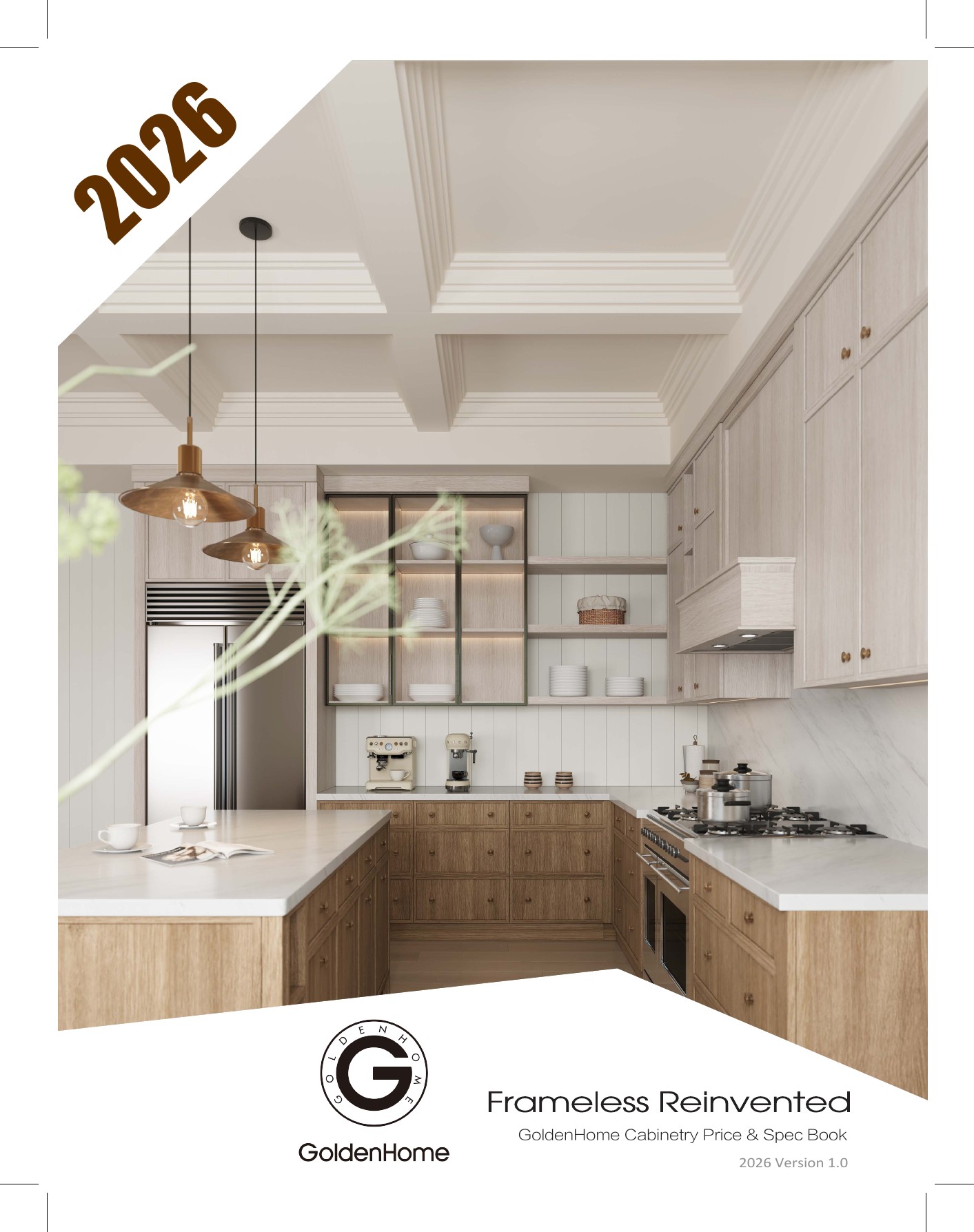 GoldenHome 2026 Price Book Cover
