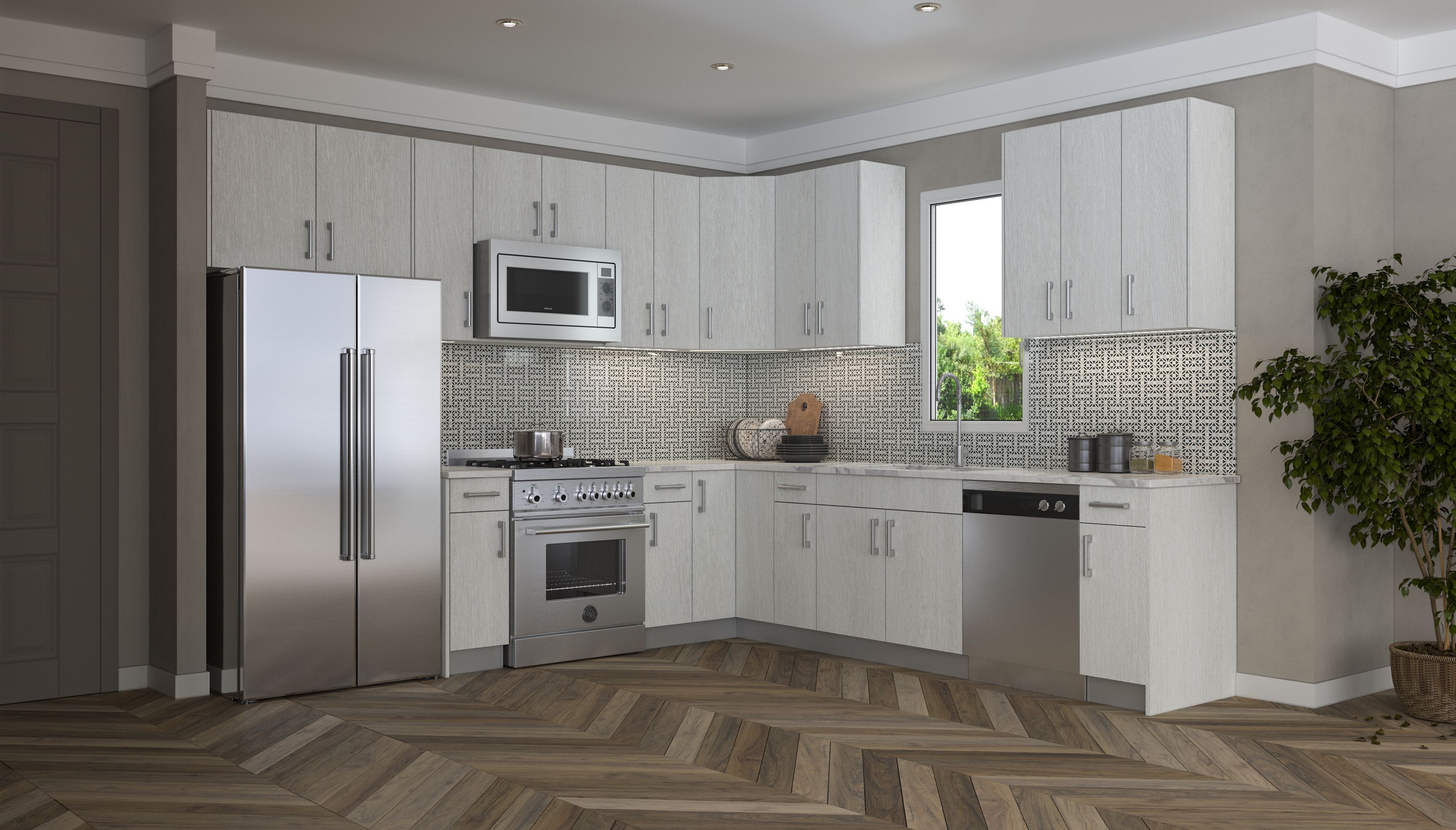 Classic kitchen rendering