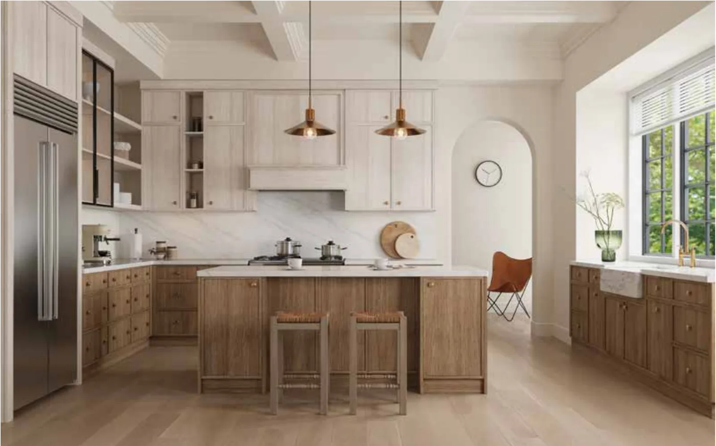 Luxury kitchen rendering