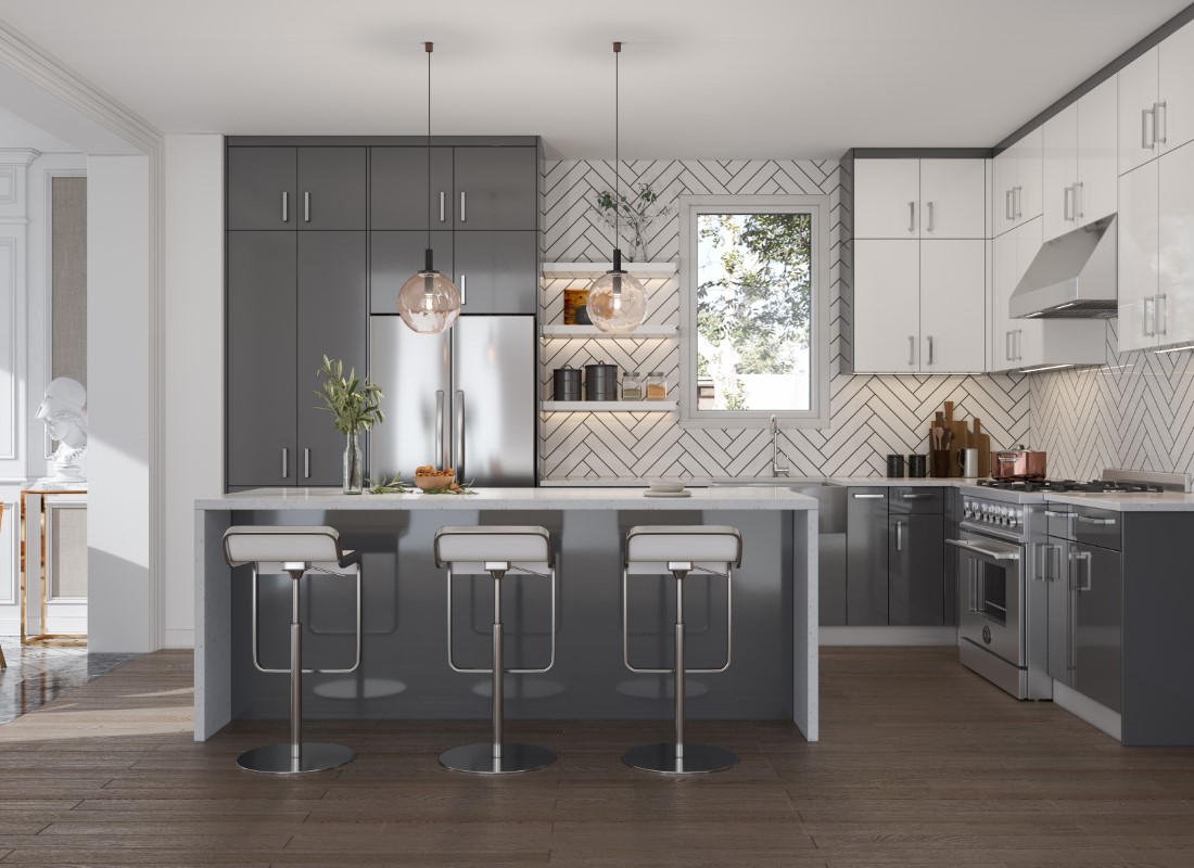 The best stylish modern kitchen cabinet designs